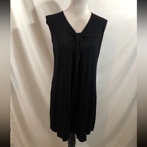 Lucy & Laurel Black Sleeveless Dress - Womens M, Bust 18”, Length 36”